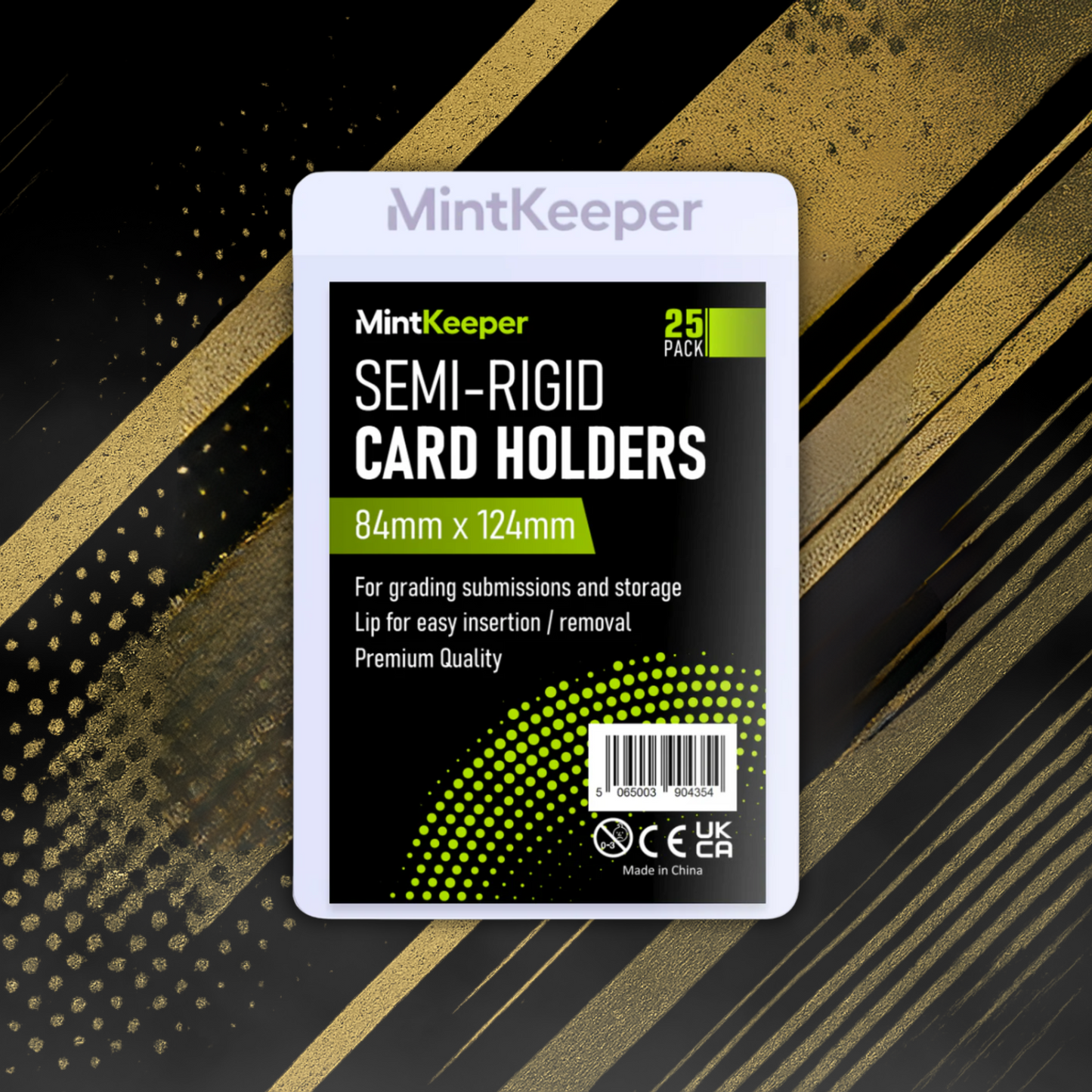 Semi Rigid Card Holders - (25 Packs)