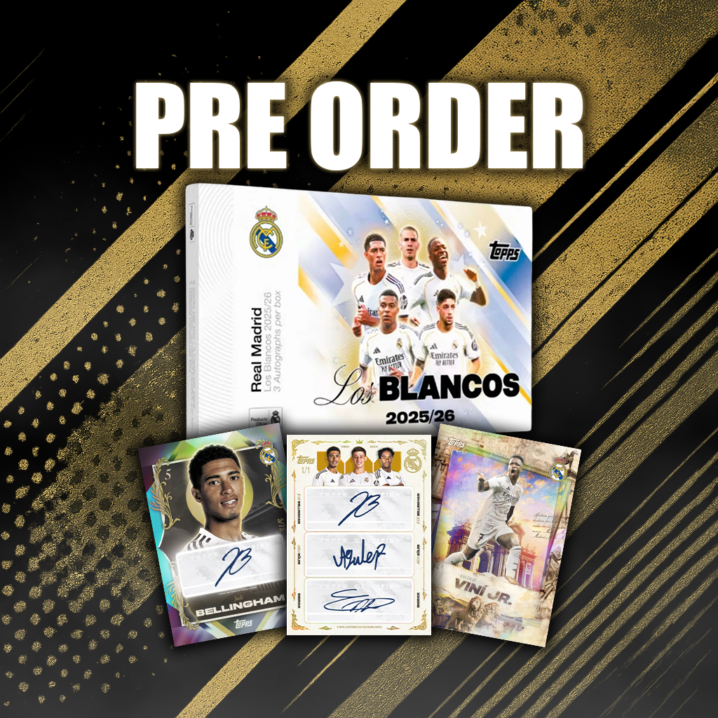 Topps Los Blancos Real Madrid 2025/26 – Premium Hobby Box Case (12 Box)