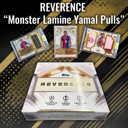 Topps Reverence 2025: A Premium Debut That’s Already Delivering Monster Lamine Yamal Pulls