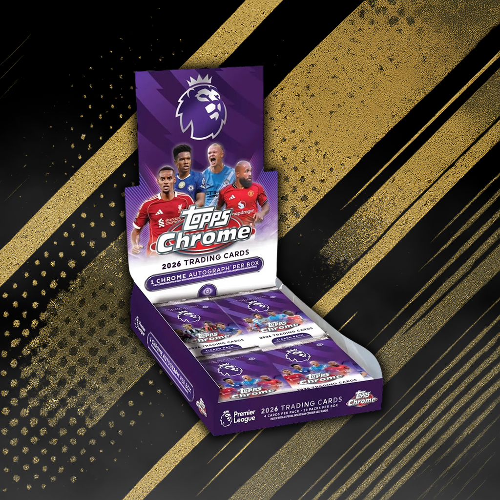 Topps Chrome Premier League 2026 – Sealed Hobby Case